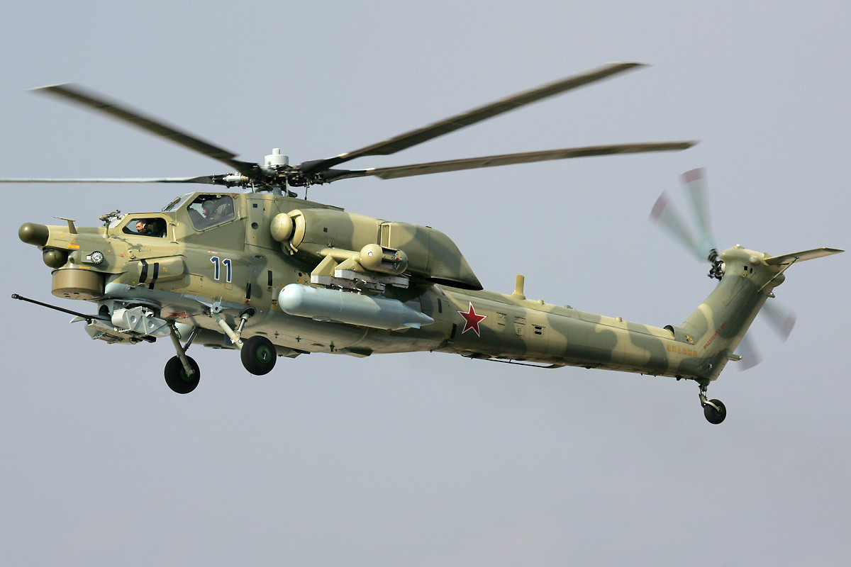 Rusiyada hərbi helikopter qəzaya uğradı - Ekipaj öldü
