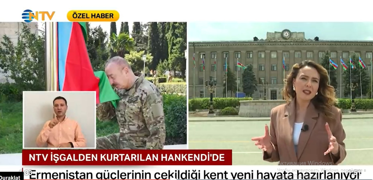 Türkiyənin məşhur kanalının Xankəndidən REPORTAJI... 