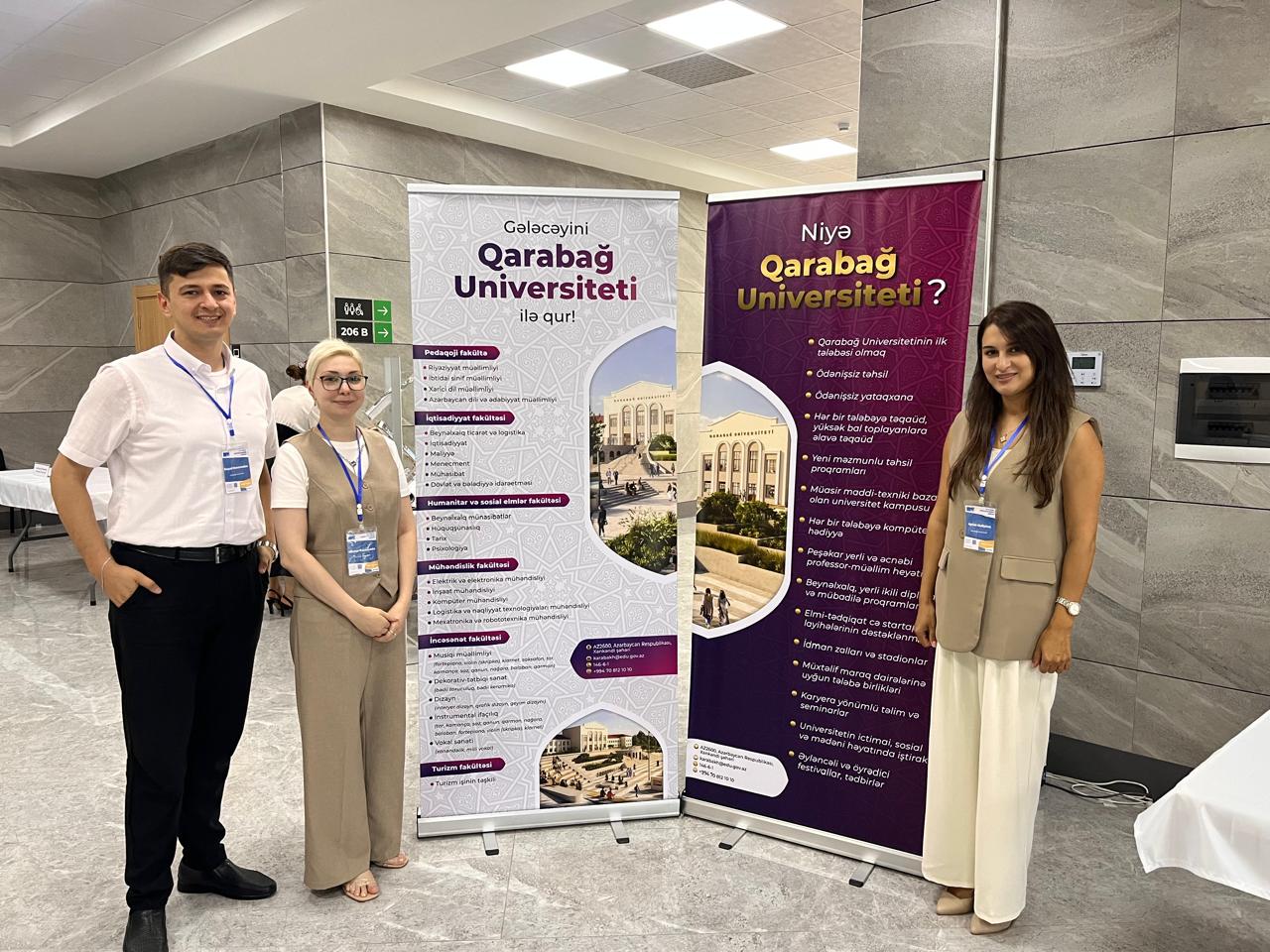 Qarabağ Universiteti ali təhsil müəssisələrinin sərgisində
