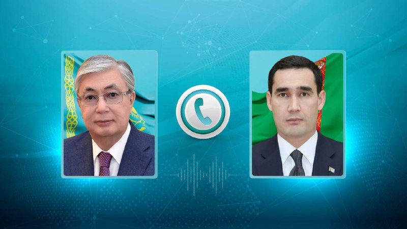 Qazaxıstan və Türkmənistan prezidentlərinin telefon danışığı