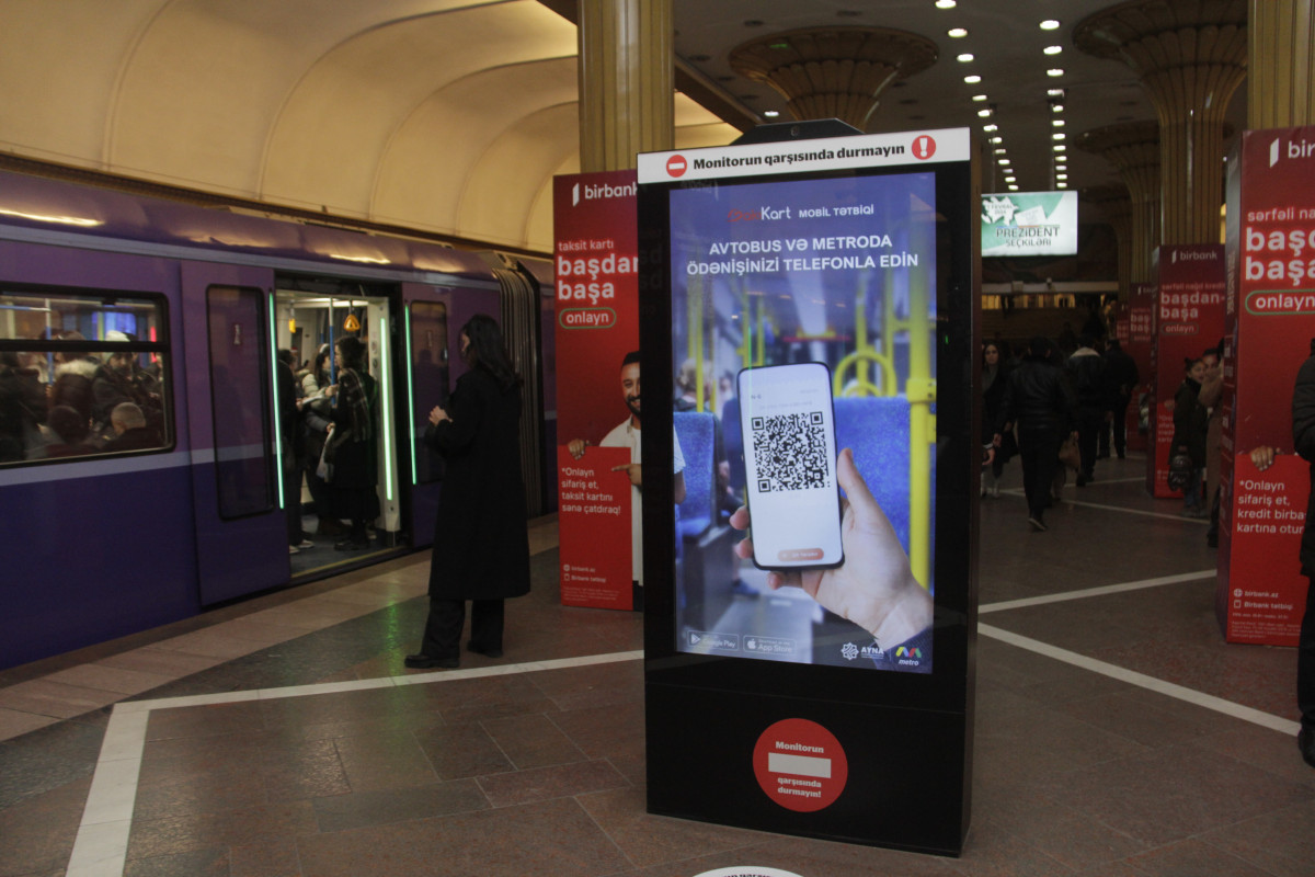 Metroda QR bilet istifadəçilərinin sayı kəskin artıb