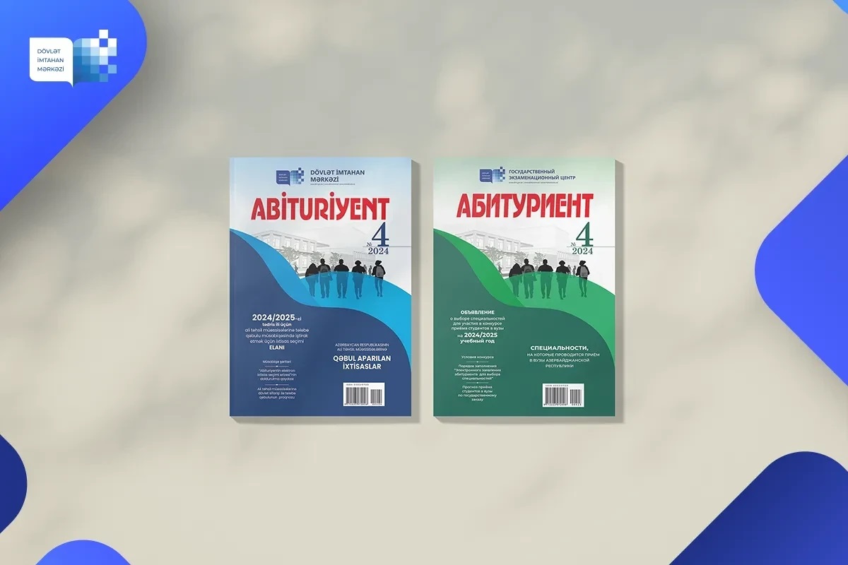 «Abituriyent» jurnalının 4-cü nömrəsi nəşr edildi