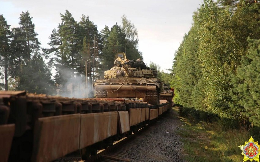 Belarus tankları Ukrayna SƏRHƏDİNDƏ