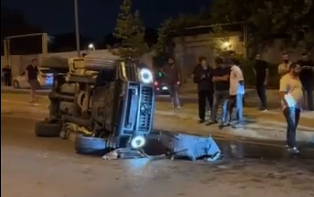 Bilgəhdə "Gelandewagen" aşdı - VİDEO