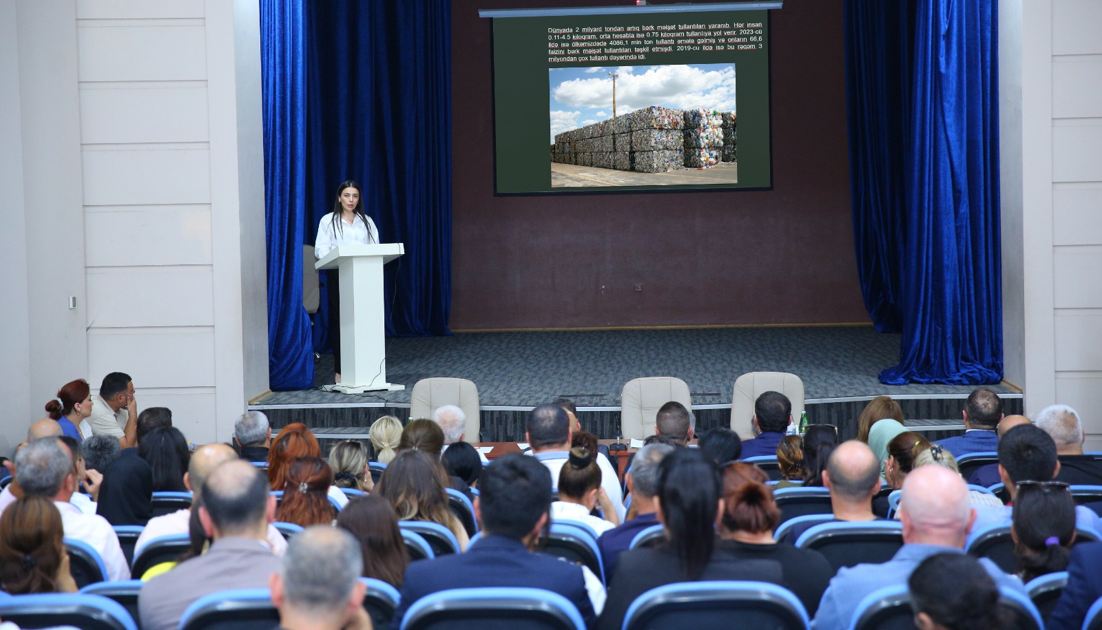 Binəqədidə məişət tullantıları ilə bağlı maarifləndirmə işləri - FOTO