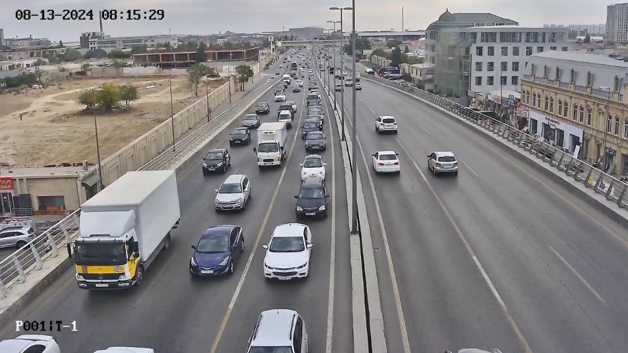 Hazırda tıxac olan yollar
