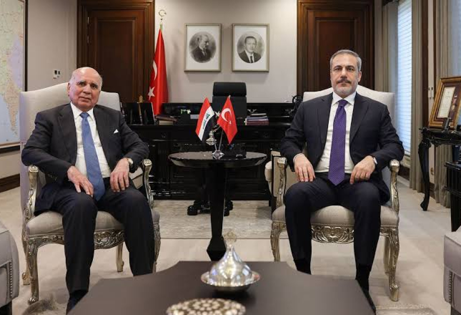 Fidan iraqlı həmkarı ilə görüşdü