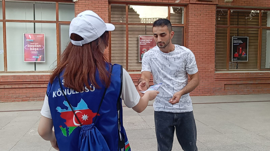 “Seçki könüllüləri” gənc seçiciləri məlumatlandırmağa davam edir - VİDEO