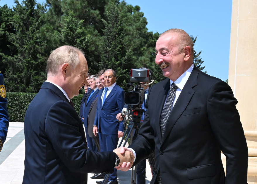 İlham Əliyevlə Putin “Ağ Şəhər”də olublar - VİDEO