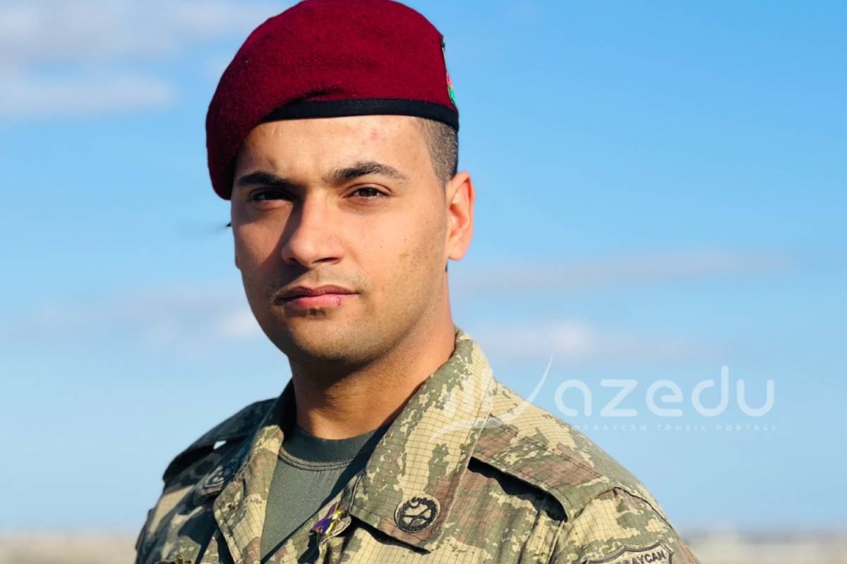 ABŞ-də təhsil alacaq Vətən müharibəsi iştirakçısı: "Bir an düşündüm ki, bu sondur" 