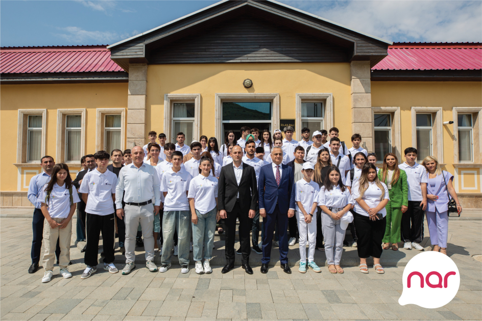 “Nar” “YAŞAT” Fondunun şəhid övladları üçün təşkil etdiyi düşərgəyə dəstək olub