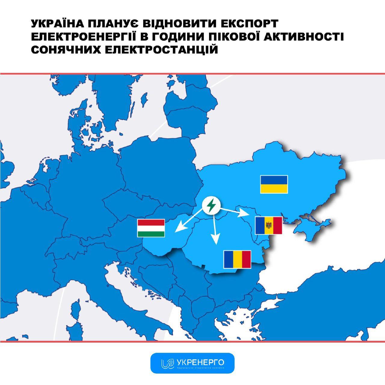 Ukrayna  elektrik enerjisi ixracını bərpa edir