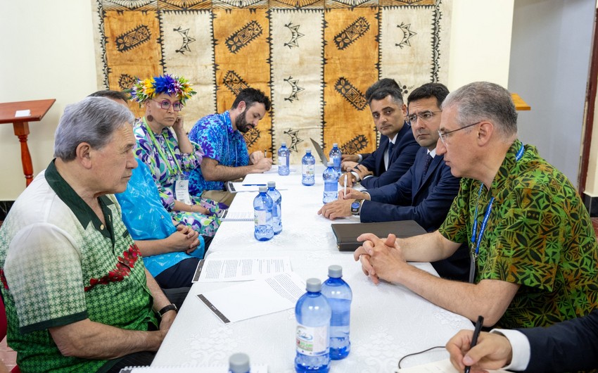 Muxtar Babayev Yeni Zenlandiya Baş nazirinin müavini ilə görüşdü