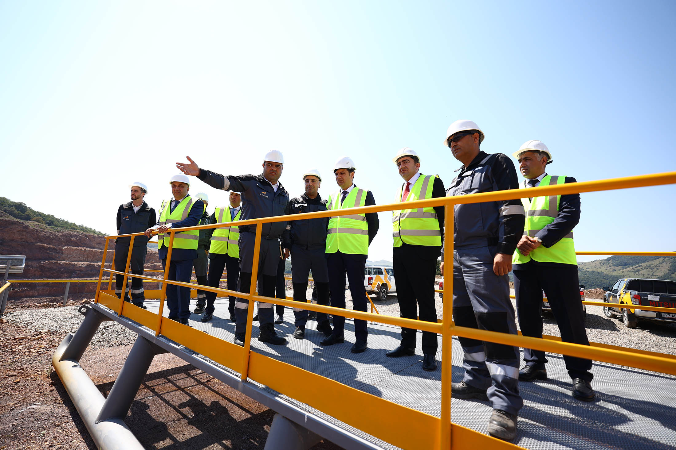 DMA sədri Çovdar İnteqrəolunmuş Regional Emal Sahəsində olub - FOTO