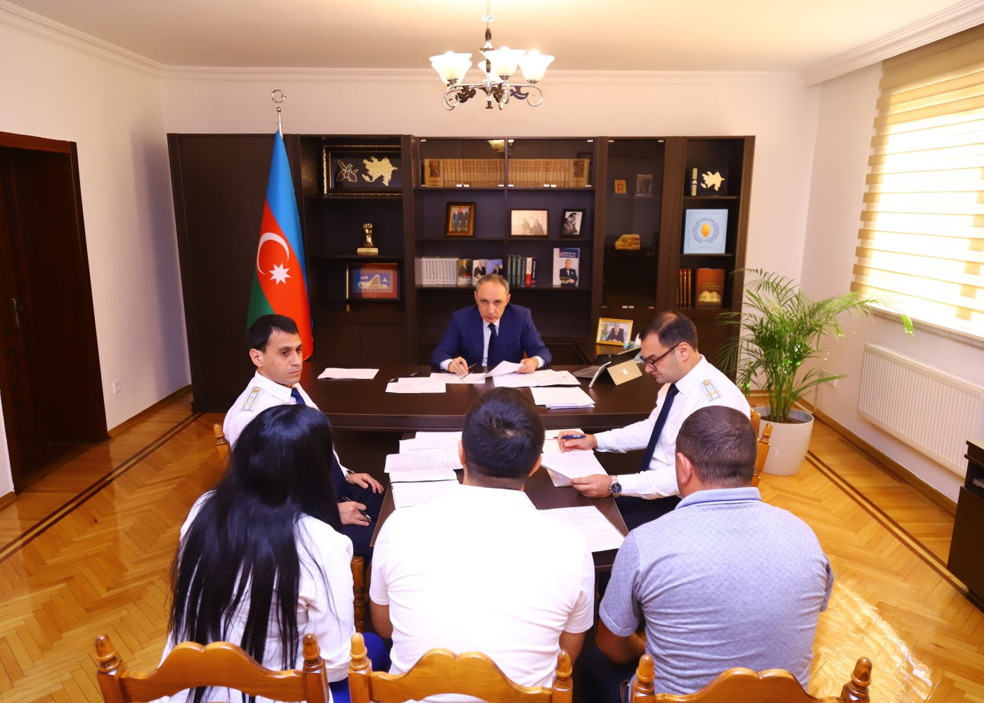 Baş prokuror Şəkidə vətəndaşları qəbul etdi - FOTO