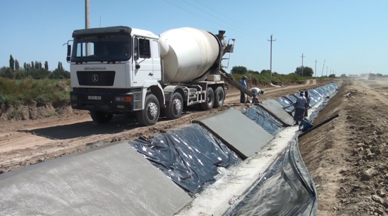 1 km kanala beton üzlük çəkilməsinə 371 min manat xərclənəcək