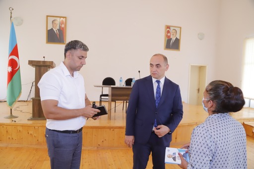 Ceyhun Məmmədov Cocuq Mərcanlıda görüş keçirdi - FOTOLAR