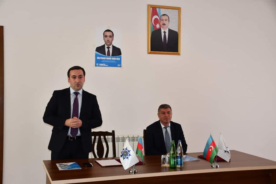 Mahir Süleymanlının Şabran şəhərində seçicilərlə görüşü - FOTO
