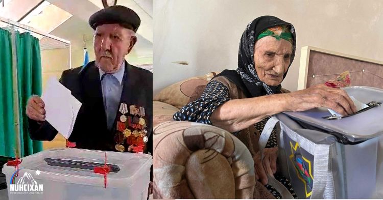 102 yaşlı seçici məntəqədə səs verdi