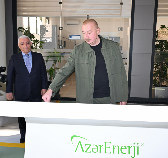 İlham Əliyev Kəlbəcərdə açılış etdi