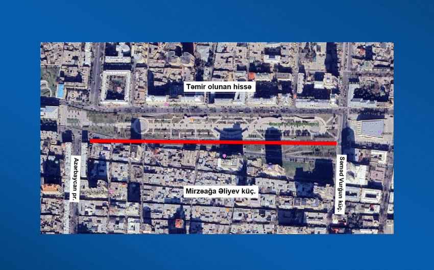 Daha bir küçədə hərəkət məhdudlaşdırılır