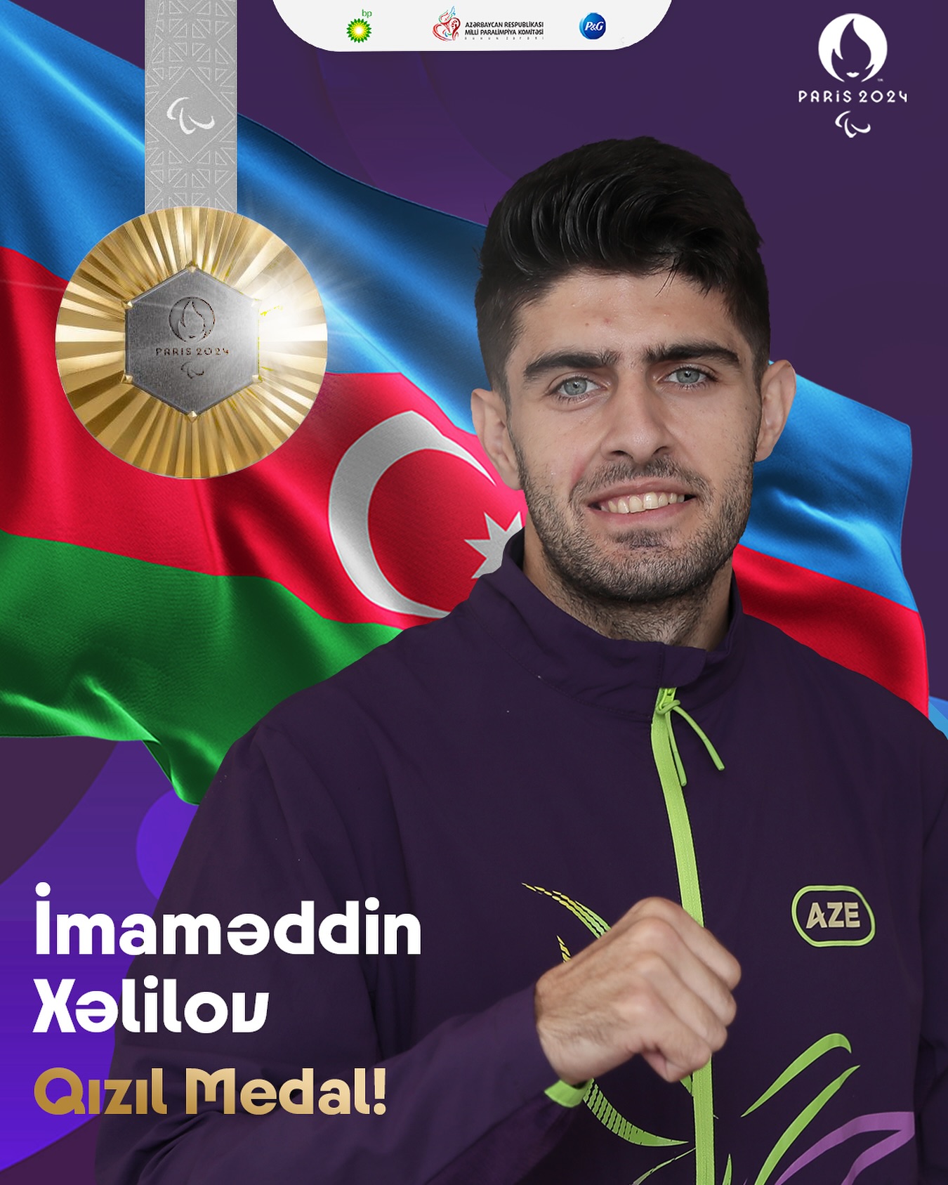 Olimpiya çempionu qələbəsini şəhid ailələrinə həsr etdi