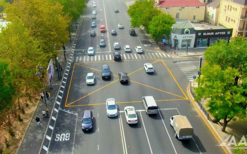 Azadlıq prospektində təmir yekunlaşdı - VİDEO