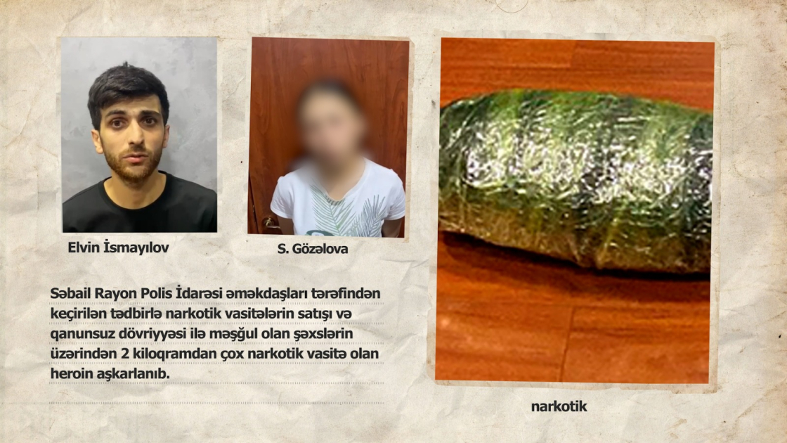 Polis narkotik əməliyyatı keçirdi - 2 nəfər tutuldu