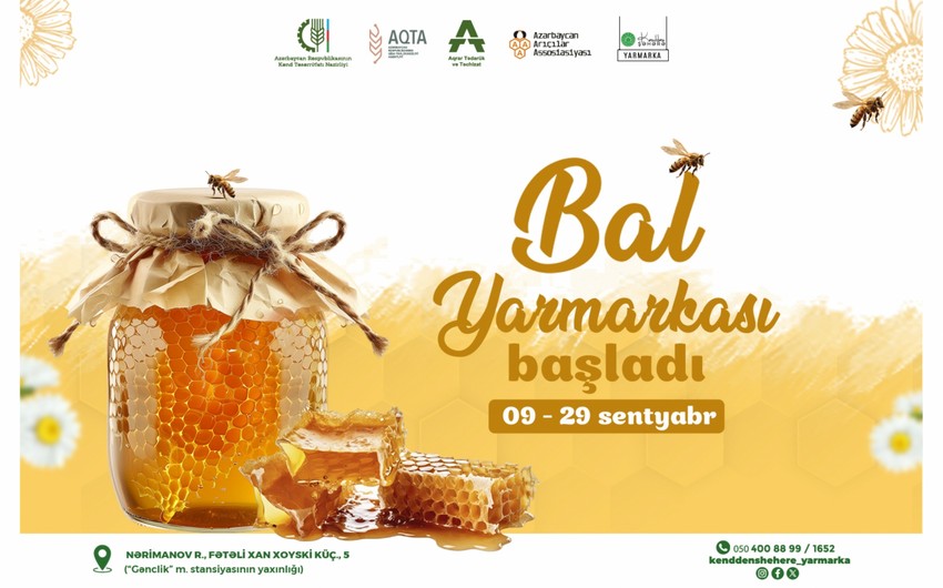 Bakıda bal yarmarkası KEÇİRİLİR