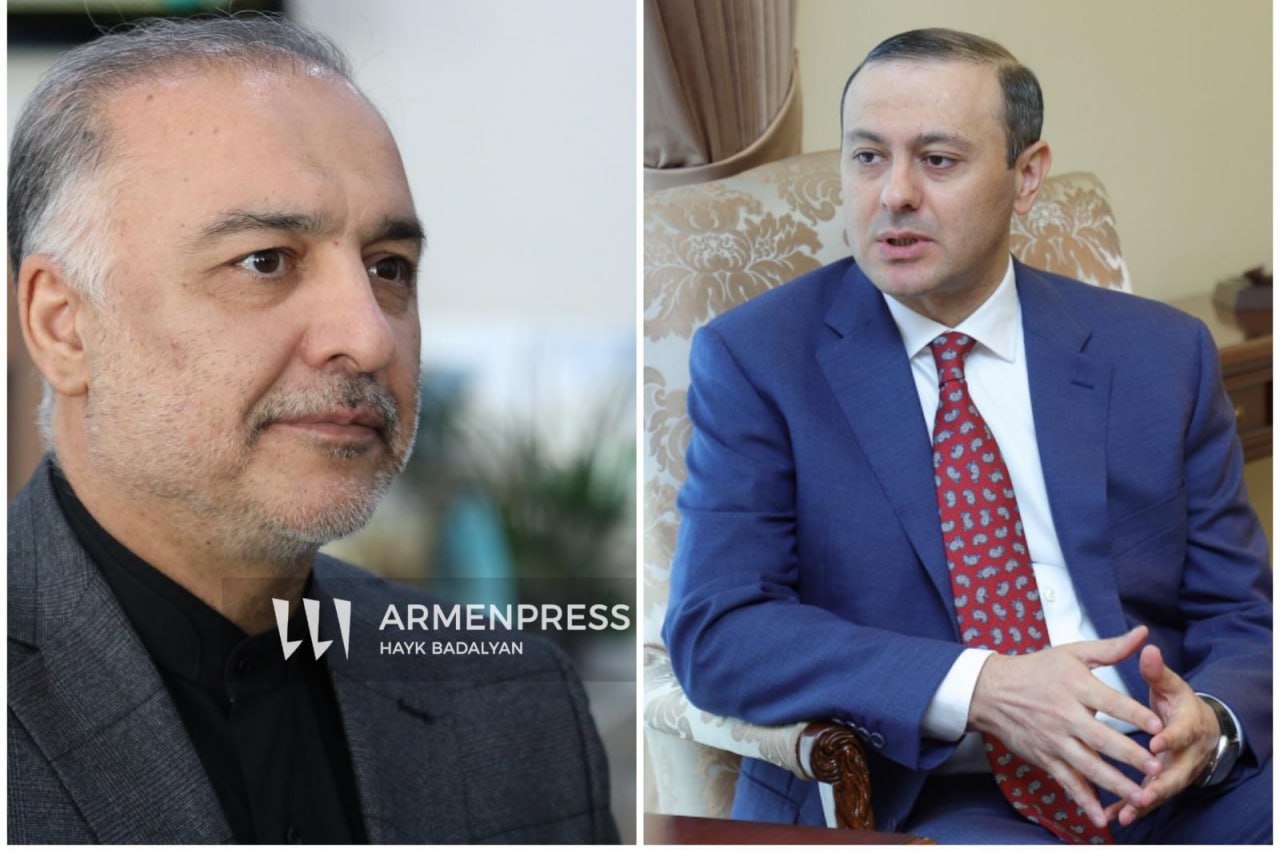 Qriqoryanın İran səfiri ilə müzakirəsi