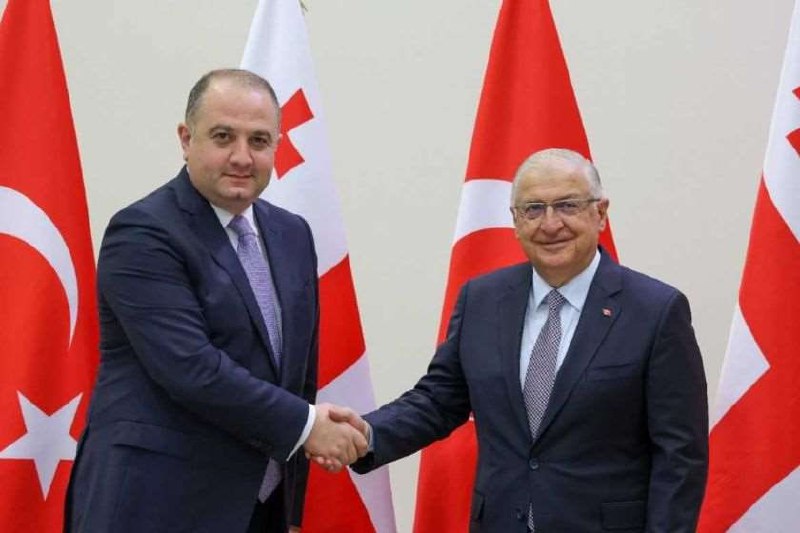 Yaşar Güler gürcüstanlı həmkarı ilə GÖRÜŞÜB