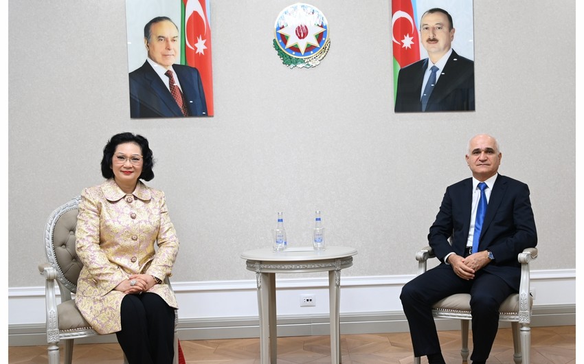 Şahin Mustafayev Beynəlxalq Olimpiya Komitəsinin üzvü ilə GÖRÜŞDÜ