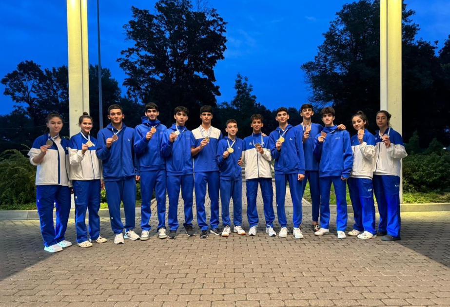 İdmançılarımız Latviyada 13 medal qazandı