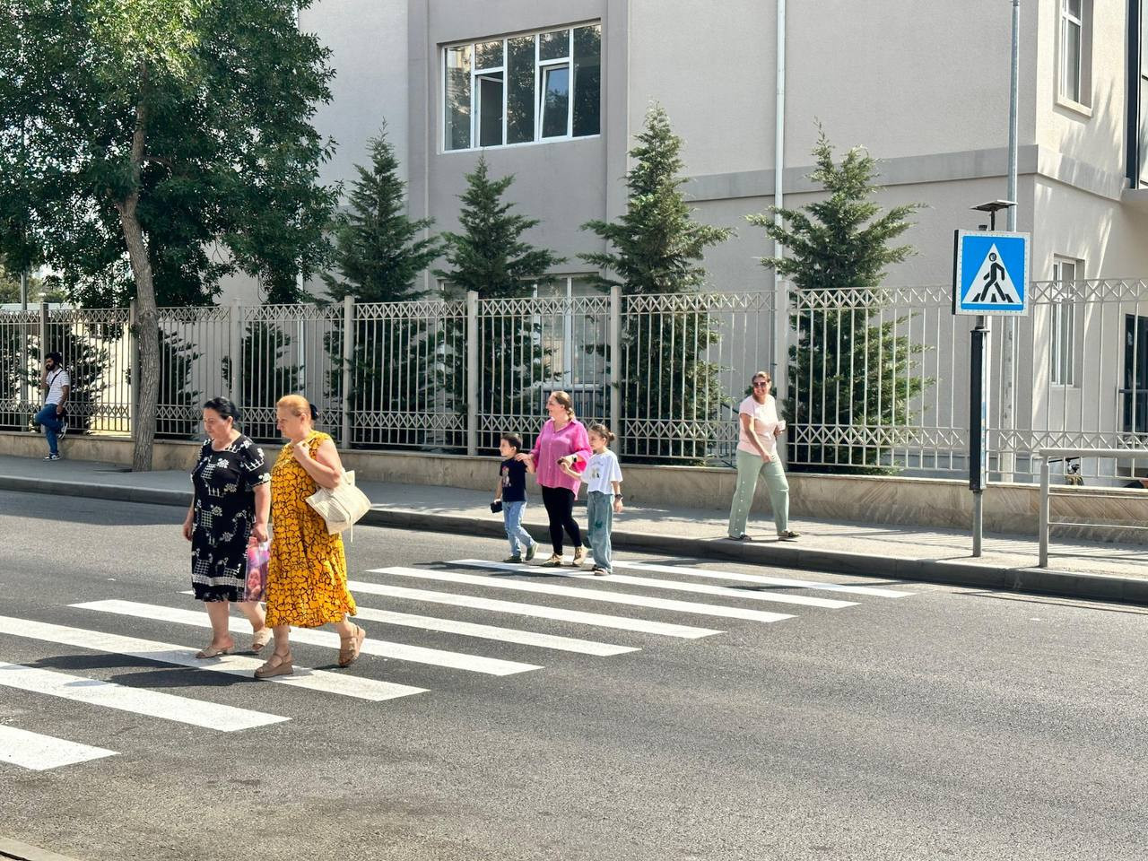 Məktəblərin qarşısındakı piyada&nbsp;keçidləri YENİLƏNİR