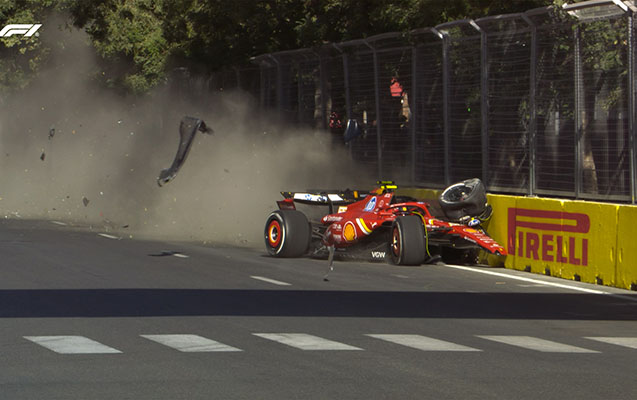  “Formula 1”də ağır qəza - FOTOLAR