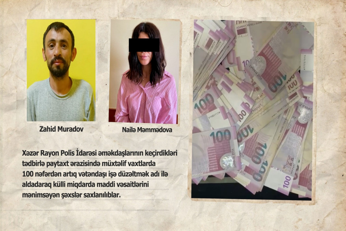 İşə düzəltmək adı ilə 100-dən çox vətəndaşı aldatdı