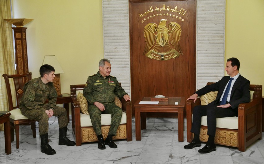 Bəşər Əsəd Şoyqu ilə regional məsələləri müzakirə etdi