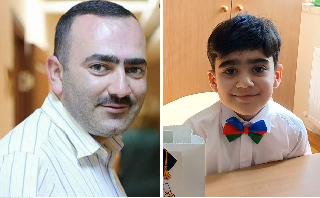 Jurnalistin ölümündən sonra doğulan oğlu 1-ci sinfə getdi - FOTO