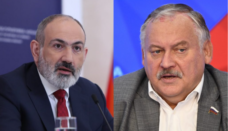 Onun hər “asqırağına” cavab vermək mənasızdır! - Zatulin Paşinyanı aşağıladı