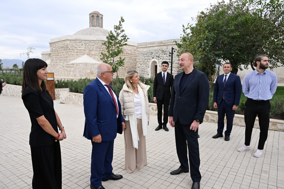 Prezident İmarət Kompleksinin AÇILIŞINDA