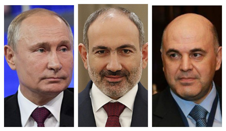 Putin Paşinyana təbrikində Rusiya-Ermənistan dostluğundan YAZIB