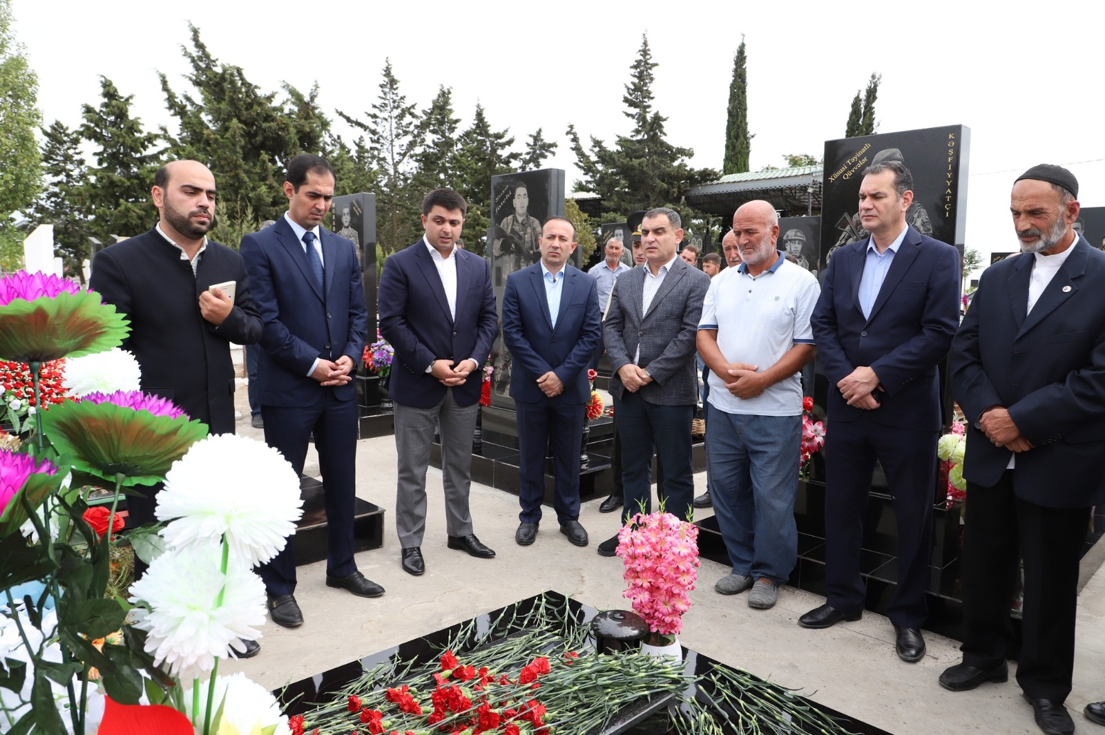 Neftçalada şəhidlərin anım mərasimləri keçirilir - FOTO