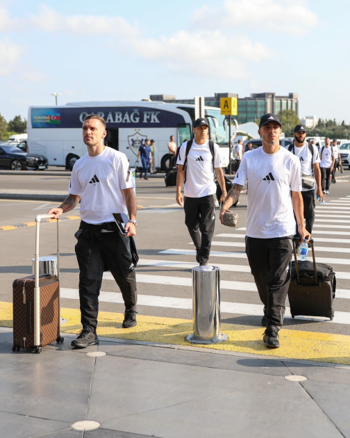 "Qarabağ" Londona yollandı - FOTO