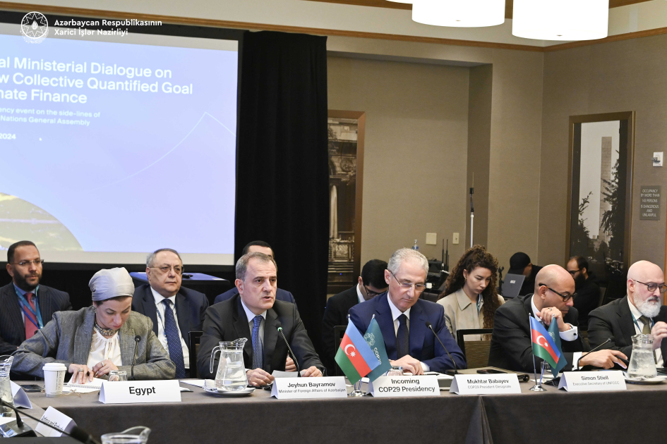 COP29-la bağlı qeyri-rəsmi nazirlər dialoqu keçirilib