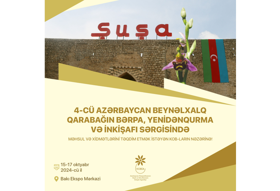 Bakıda “Rebuild Karabakh 2024” sərgisi açılacaq