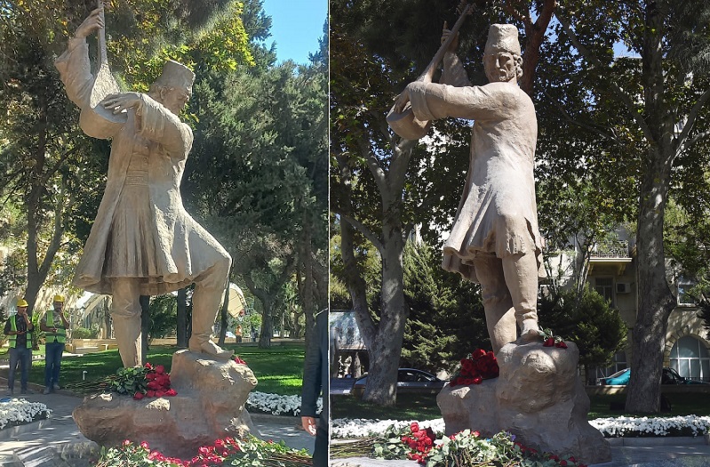 Aşıq Ələsgər heykəlinin memarı iradlara CAVAB VERDİ