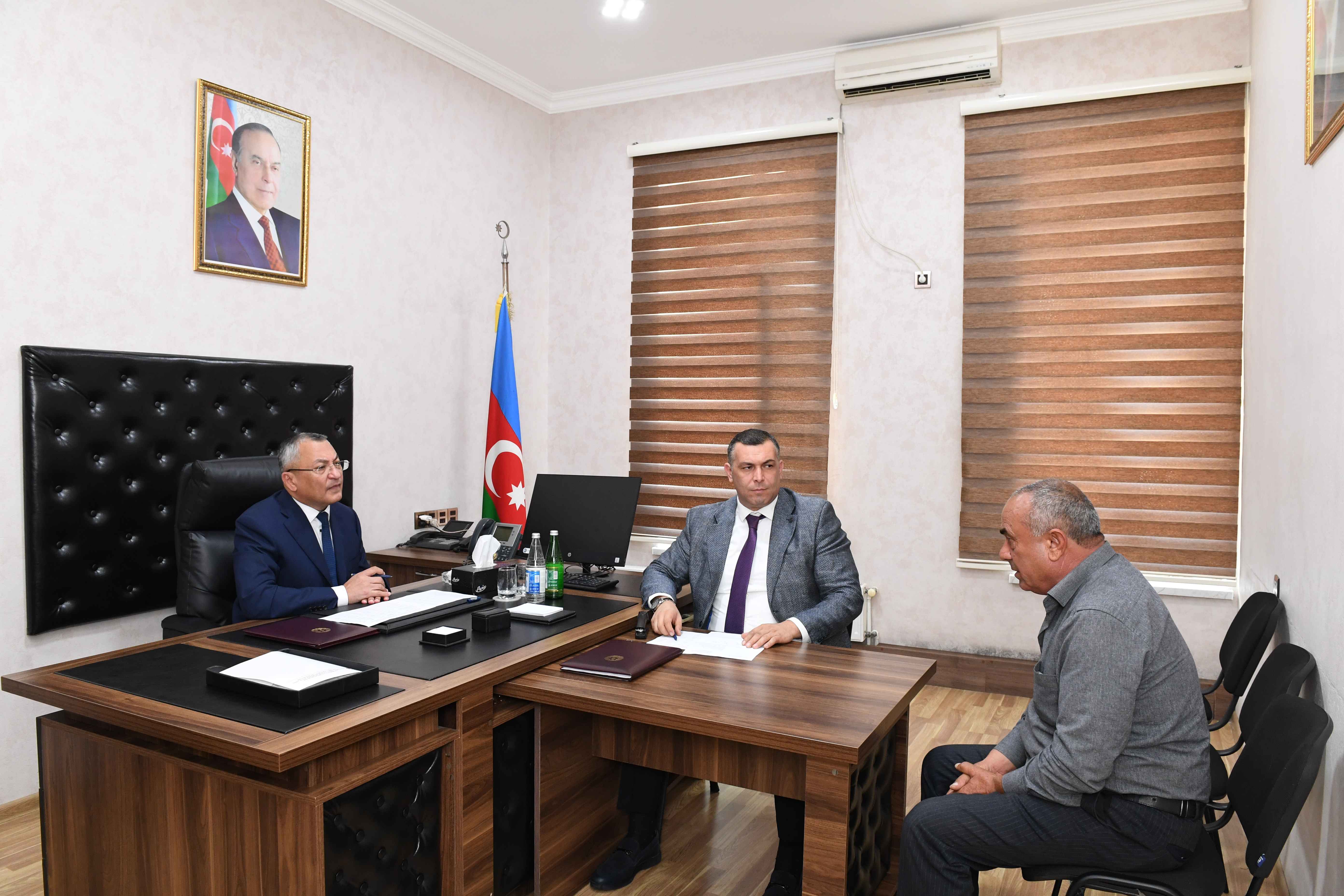 "Qaçqınkom"da vətəndaşların növbəti qəbulu