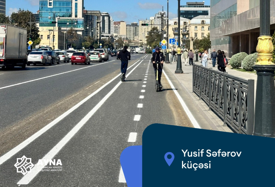 Bu küçədə velosiped zolağı salınır
