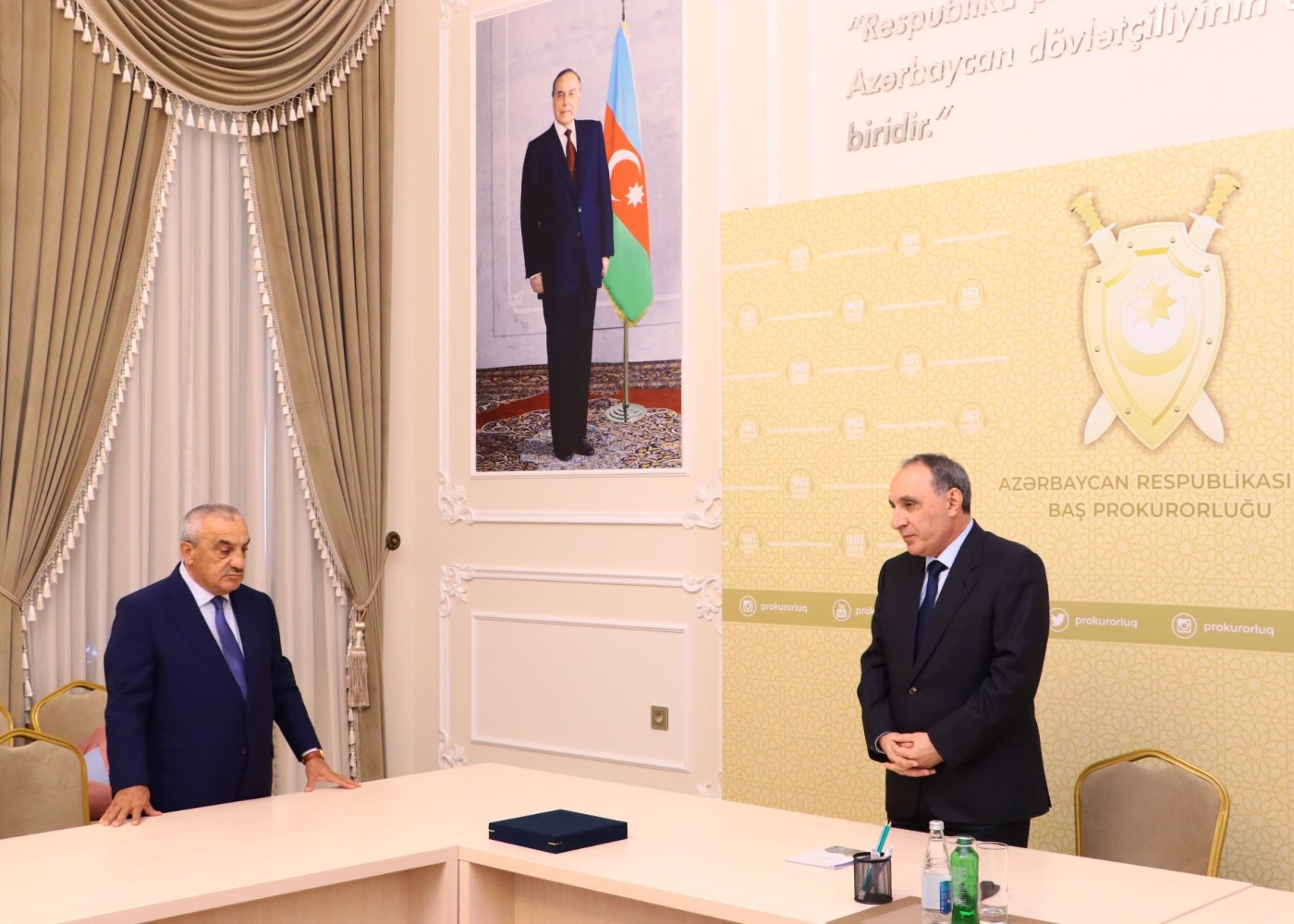 Kamran Əliyev Rüstəm Usubovu Baş prokurorluğa dəvət etdi - FOTO