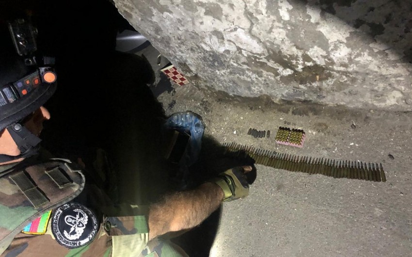 Bakıda hərbi sursatlar aşkarlandı